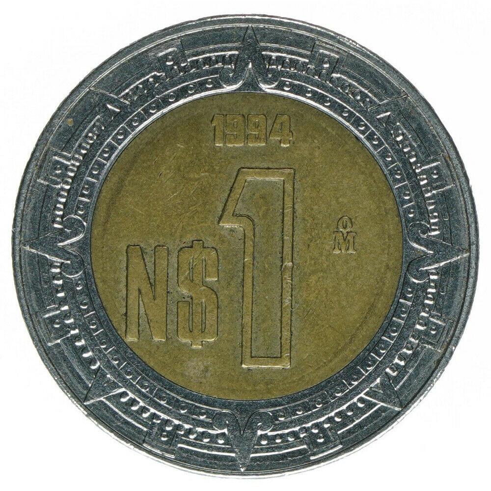 Mexiko 1 Nuevo Peso 1994 A47946